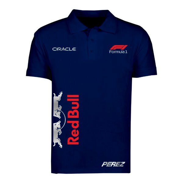 Playera Polo Checo Perez F1 R Bull Estampado Reflejante